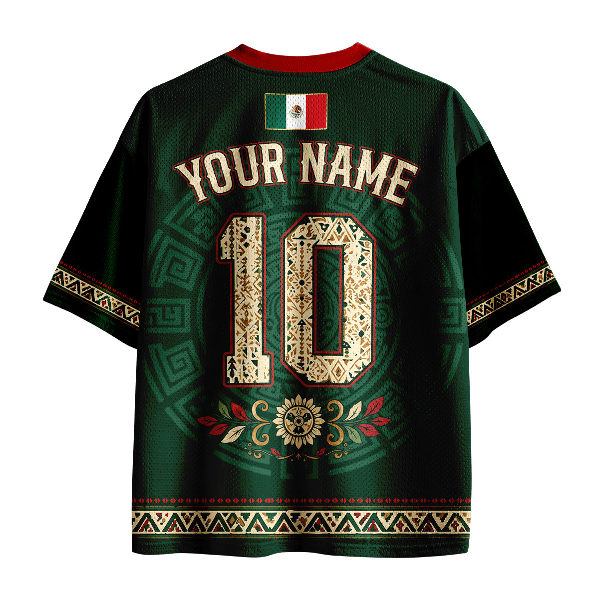 Personalized Name Mexico Teacher Mesh Jersey