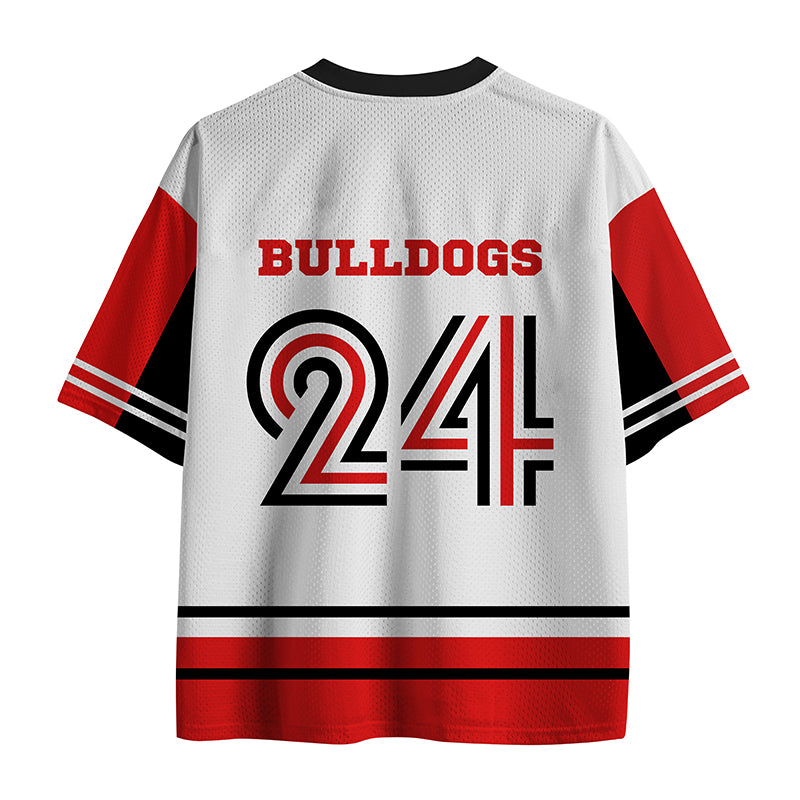 Personalized Mascot Star School Spirit Teacher Mesh Jersey