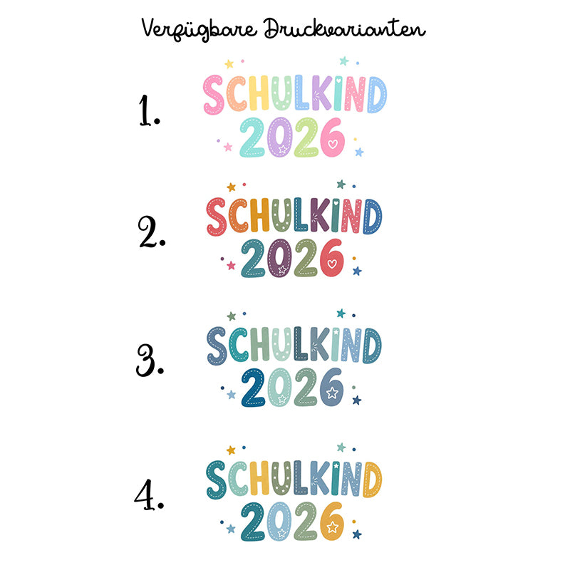 Personalized Name Schulkind Class T-Shirt