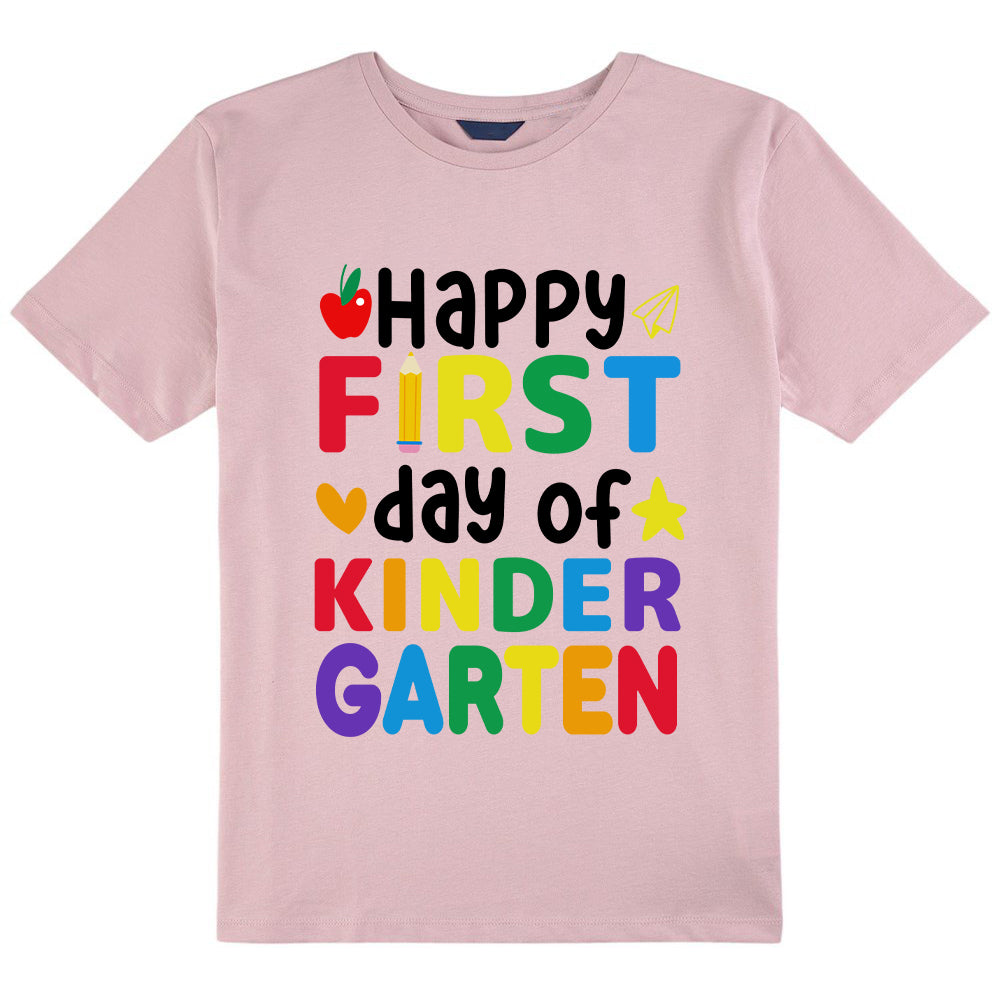 Personalized Happy First Day Of Kindergarten Class T-Shirt