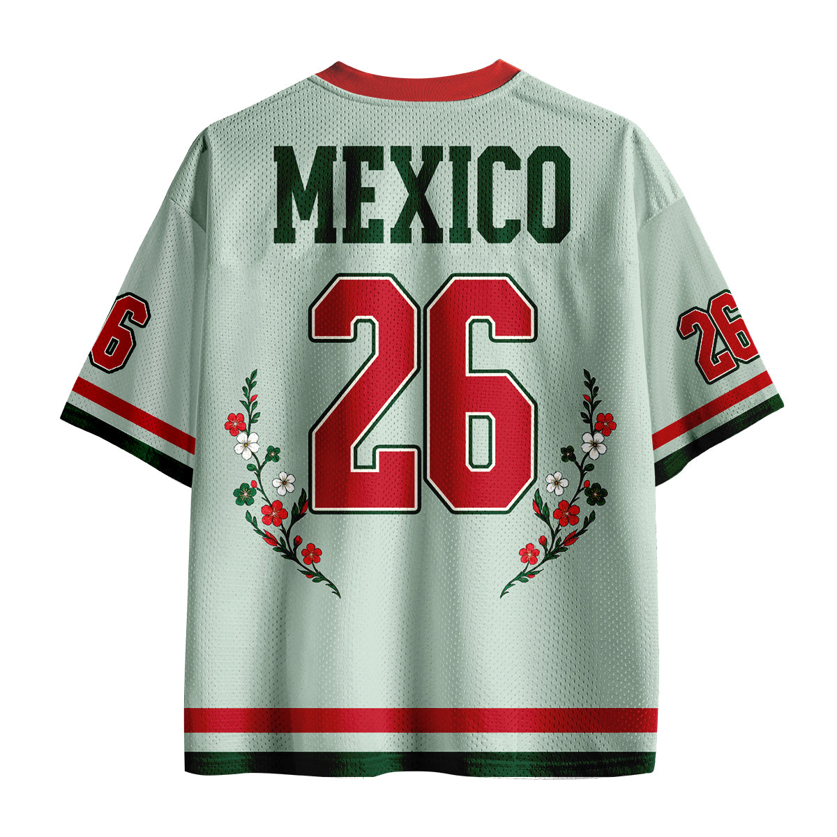 Mexico Fan Soccer Game Day Teacher Mesh Jersey