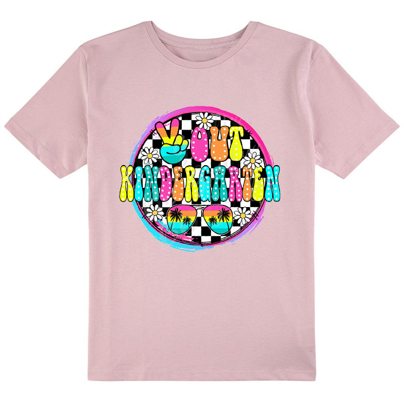 Personalized Grade Out Last Day Summer Break Class T-Shirt