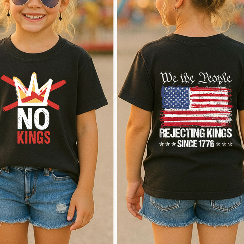 No Kings We People Rejecting Kings Since 1776 Class Two Sided T-Shirt