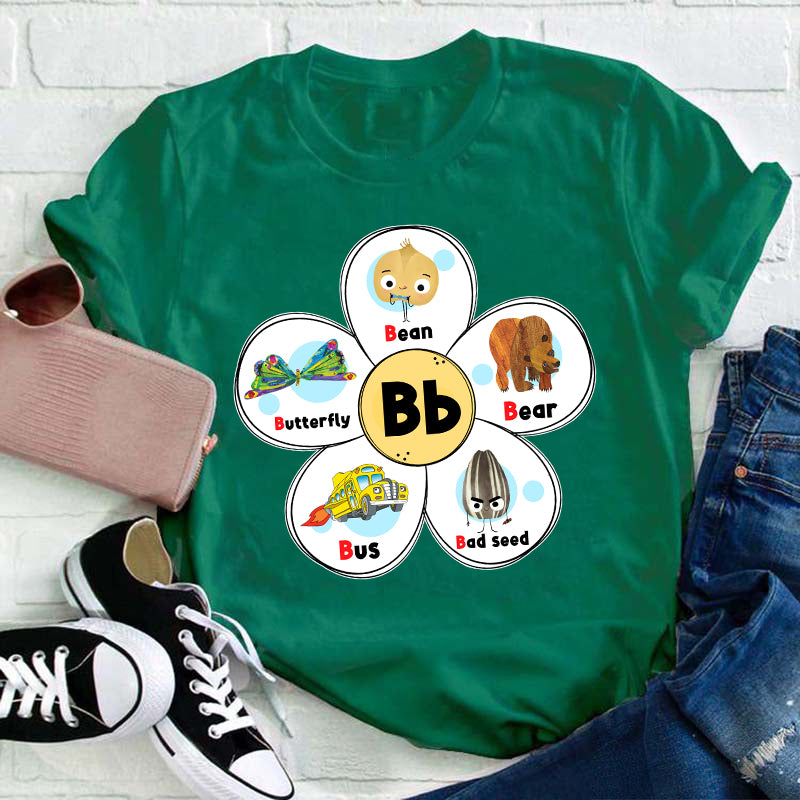 Food Group Butterfly Teacher T-Shirt