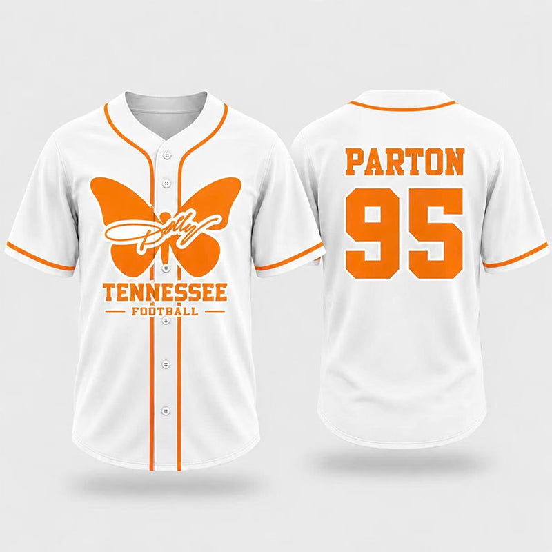 Dolly Football Butterfly Baseball Jersey
