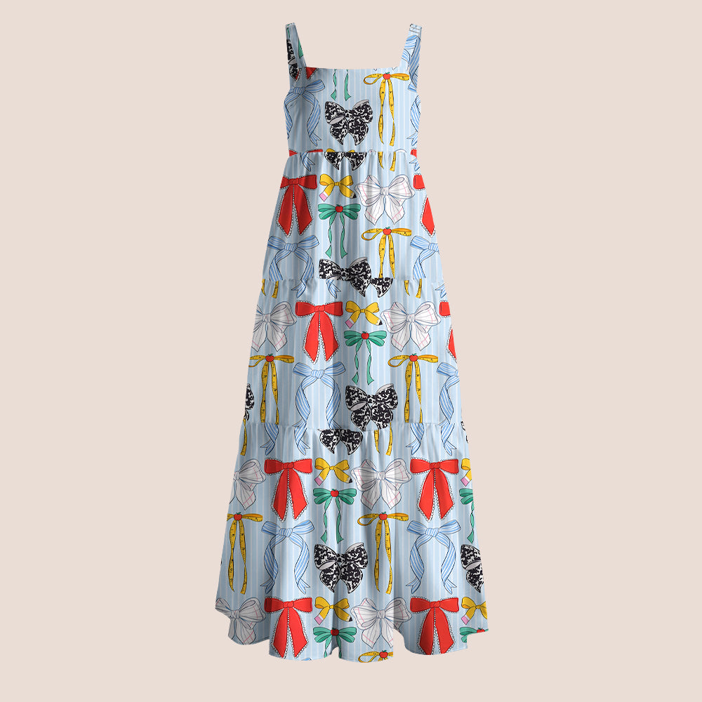 Pencil Notebook Coquette Bow Teacher Slip Dress