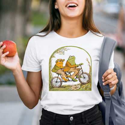 Frog And Friend Literature Teacher T-Shirt