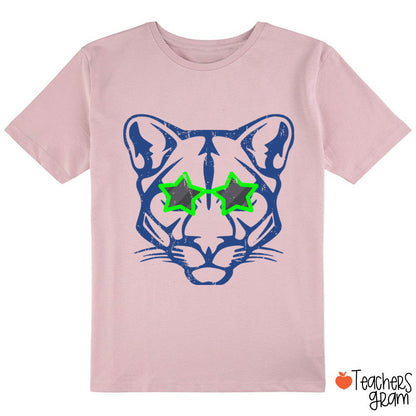 Personalized Mascot Star Glasses Class T-Shirt
