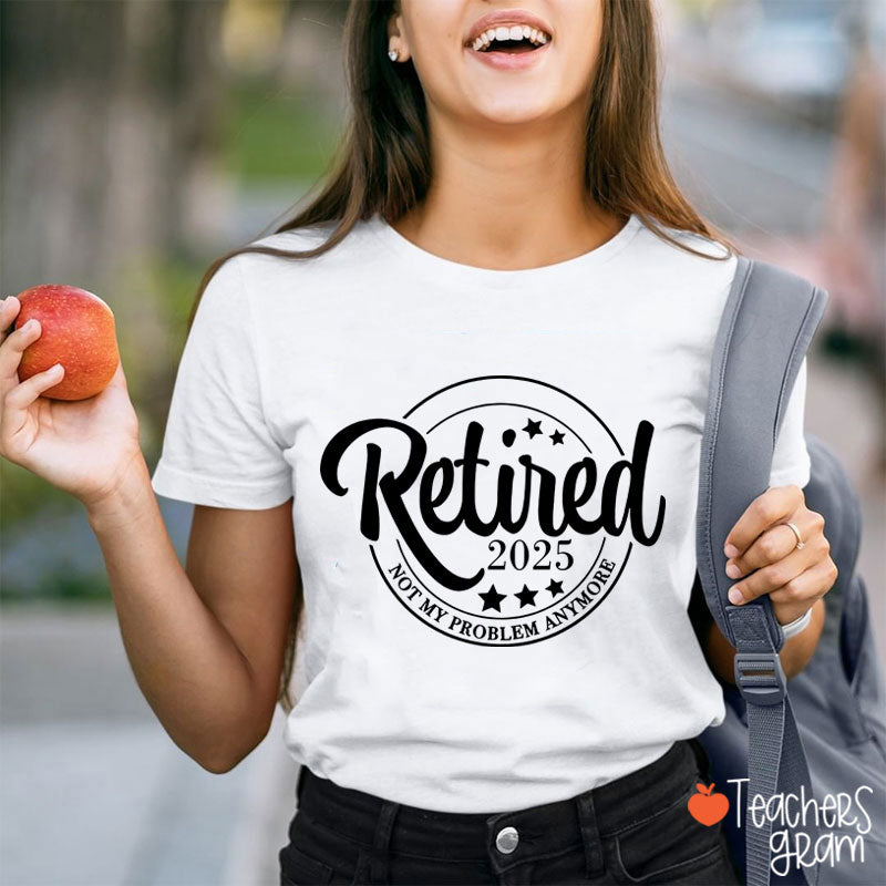 Personalized Year Retirement Gift Teacher T-Shirt