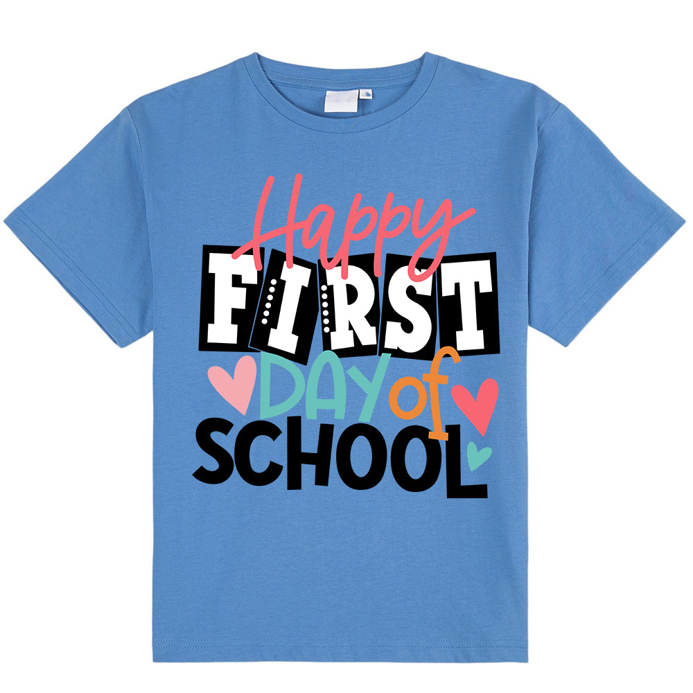 Happy First Day Of School Heart Class T-Shirt