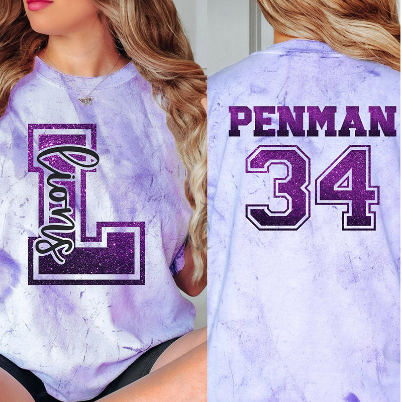 Personalized Mascot Name And Number Game Day Teacher Printed Super Soft T-Shirt