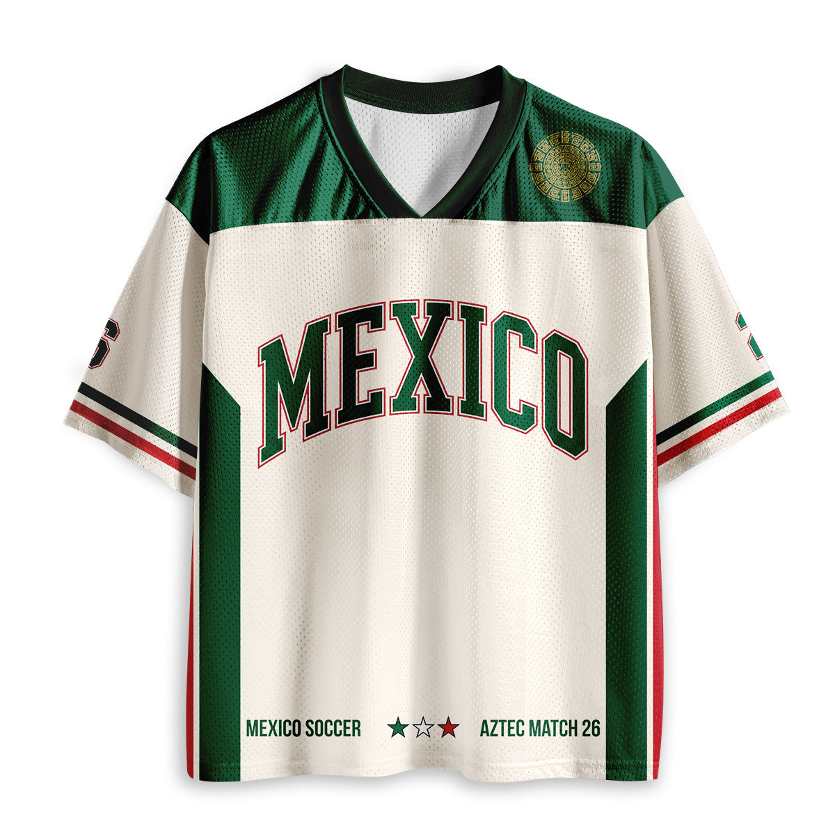 Personalized Number Mexico Soccer Teacher Mesh Jersey