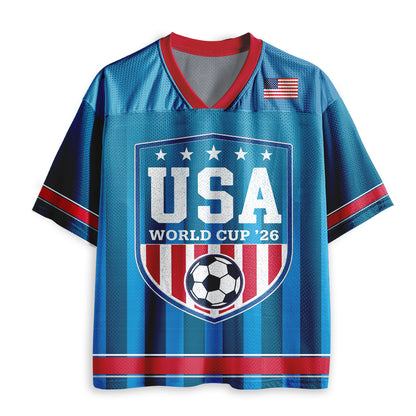 Personalized Name And Number USA Soccer Teacher Mesh Jersey