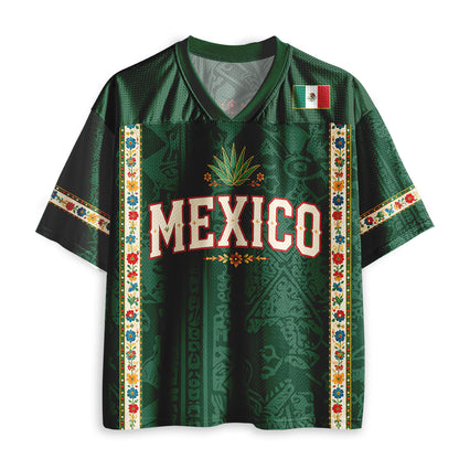 Personalized Floral Mexico Style Teacher Mesh Jersey