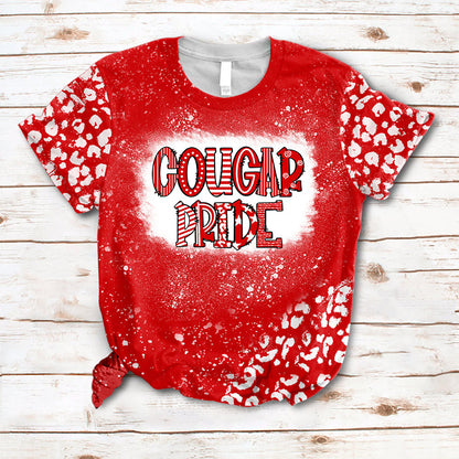 Personalized Colorful Leopard Team Teacher Printed Super Soft T-Shirt
