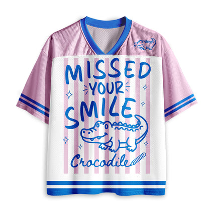 Personalized Animal Pun Striped Teacher Mesh Jersey