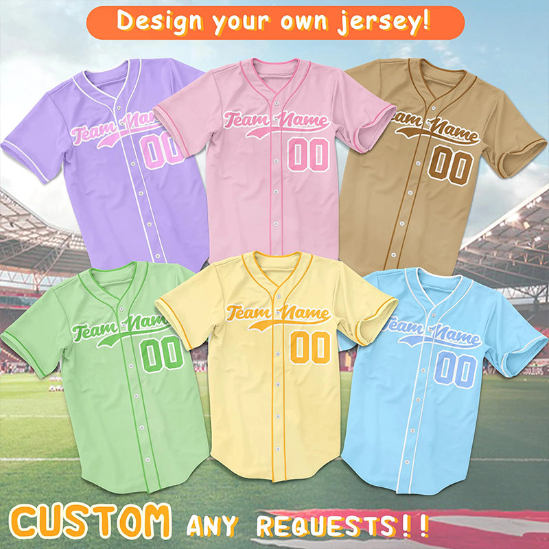 Personalized Team Name Name And Number Teacher Baseball Jersey