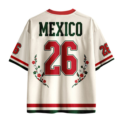 Mexico Fan Soccer Game Day Teacher Mesh Jersey