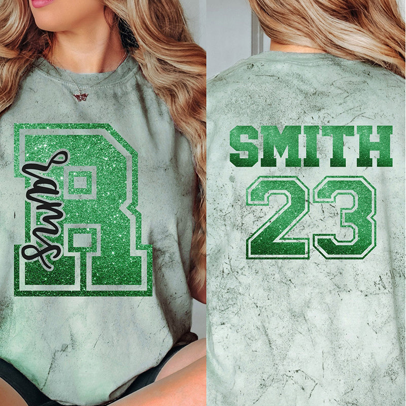 Personalized Mascot Name And Number Game Day Teacher Printed Super Soft T-Shirt