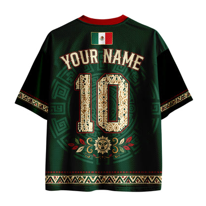 Personalized Name Mexico Teacher Mesh Jersey