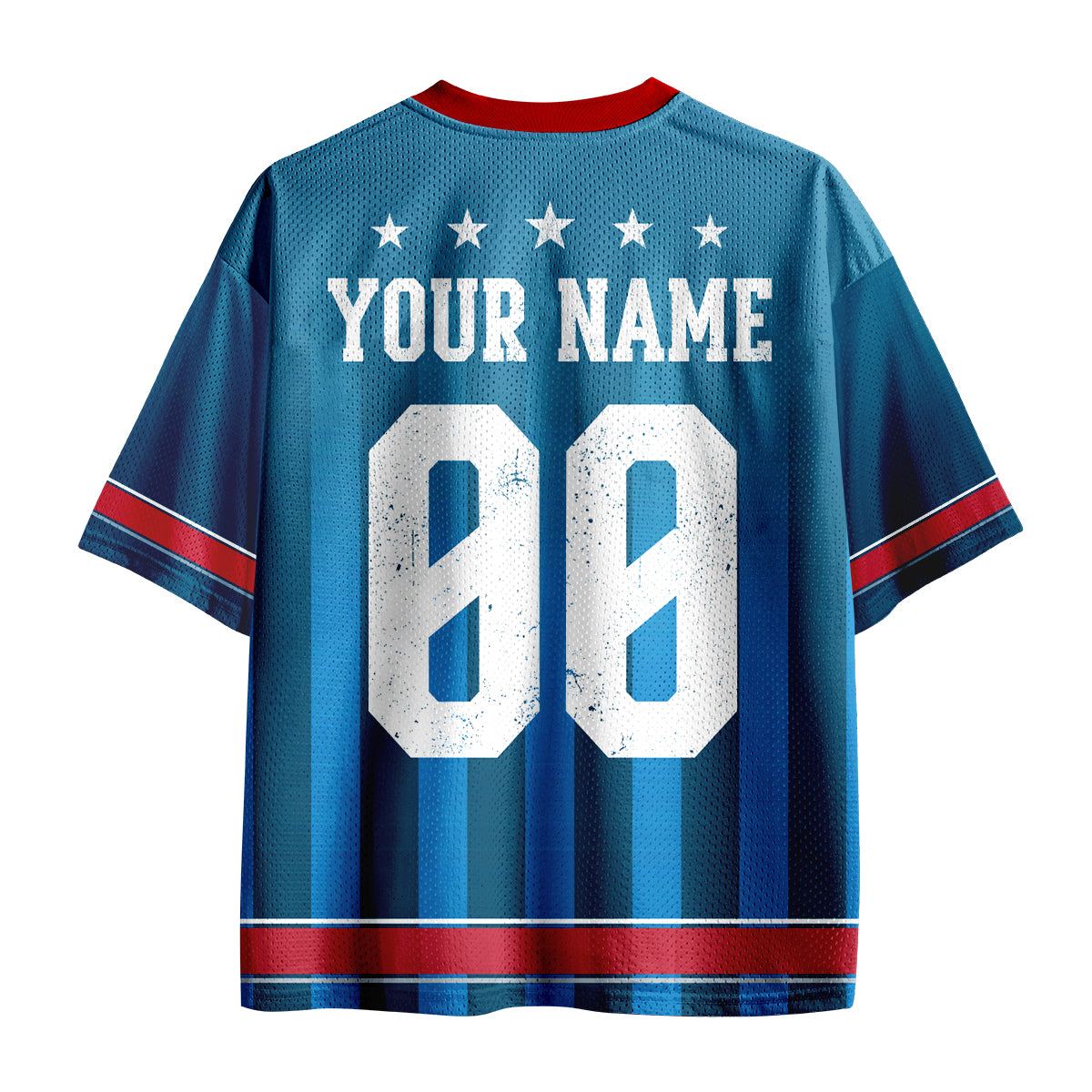 Personalized Name And Number USA Soccer Teacher Mesh Jersey