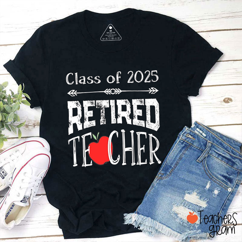 Personalized Retired Teacher Class Teacher T-Shirt