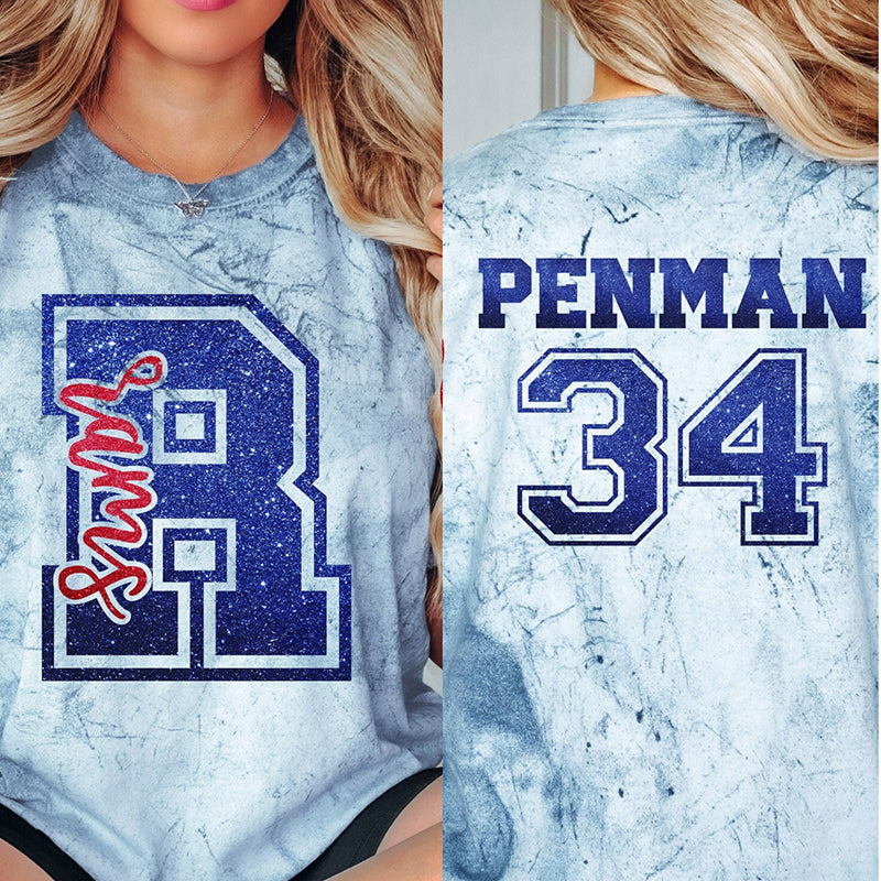 Personalized Mascot Name And Number Game Day Teacher Printed Super Soft T-Shirt