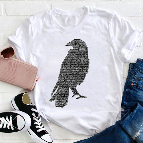 Nevermore Entire Text Teacher T-Shirt