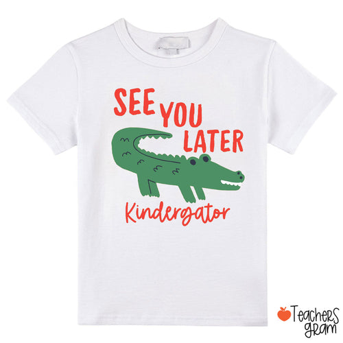 Personalized Grade See You Later Class T-Shirt
