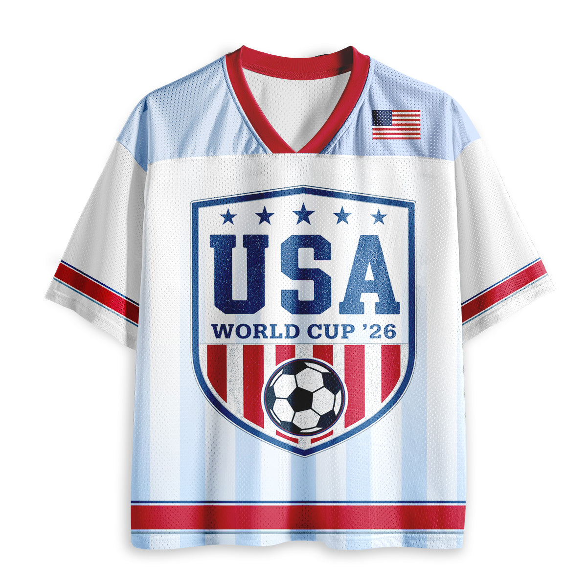 Personalized Name And Number USA Soccer Teacher Mesh Jersey