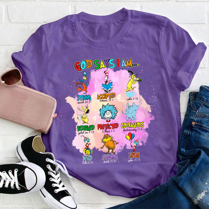 God Says I Am Teacher T-Shirt