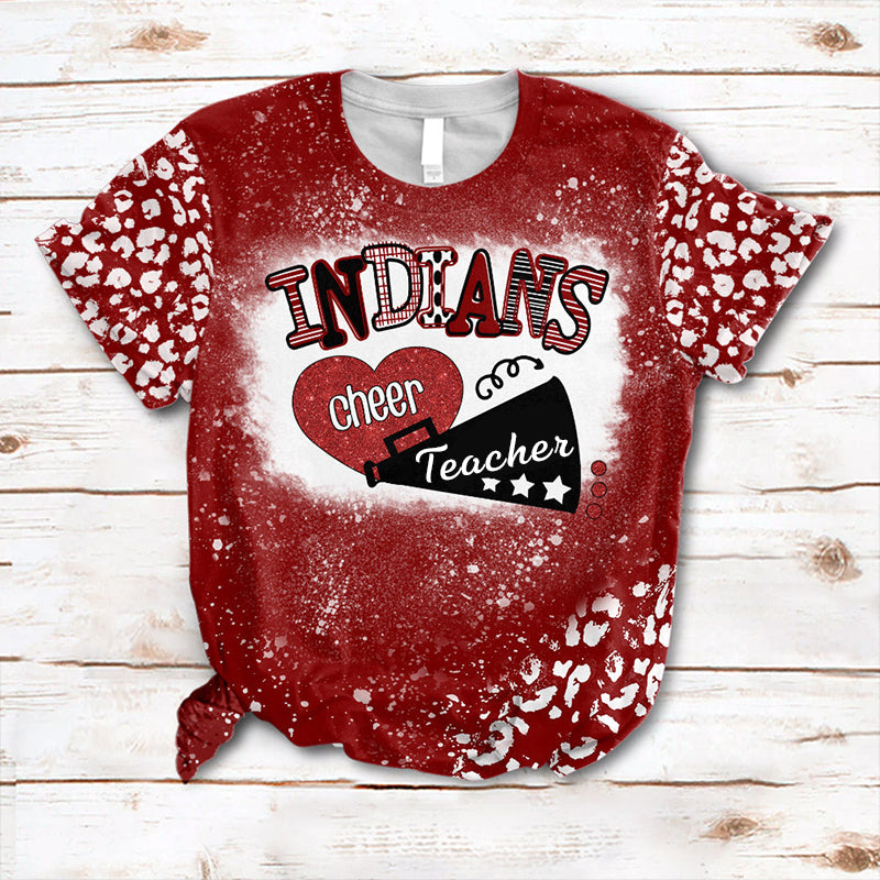 Personalized Mascot I Cheer You On Teacher Printed Super Soft T-Shirt