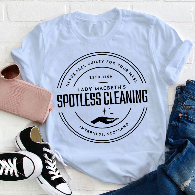 Spotless Cleaning Teacher T-Shirt