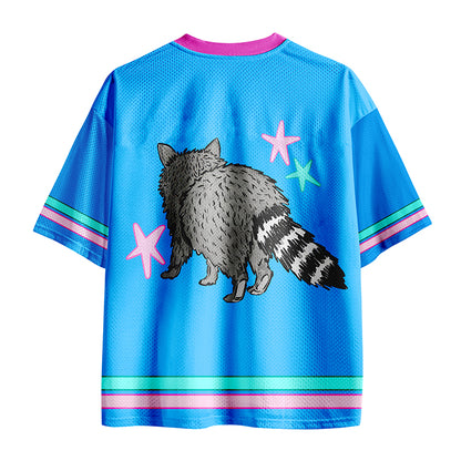 See Ya Soon Raccoon Teacher Mesh Jersey