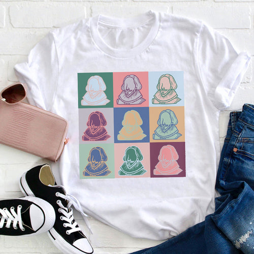 Poet Cartoon Icon Teacher T-Shirt