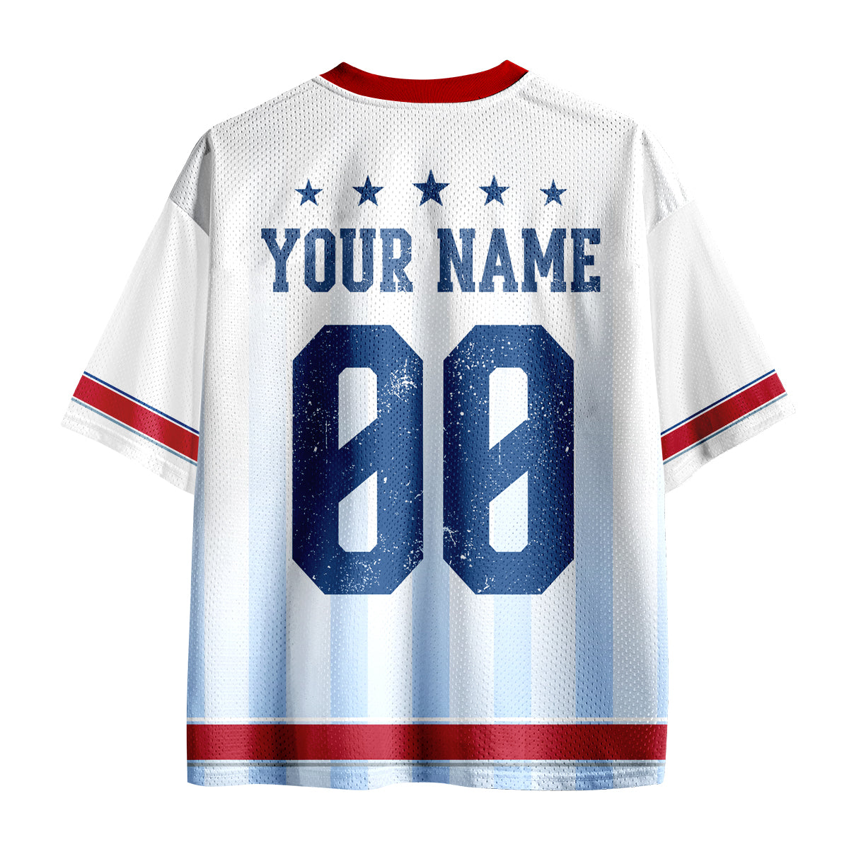 Personalized Name And Number USA Soccer Teacher Mesh Jersey