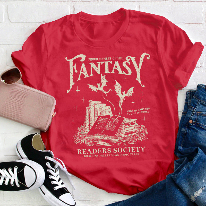 Proud Member Of The Fantasy Teacher T-Shirt