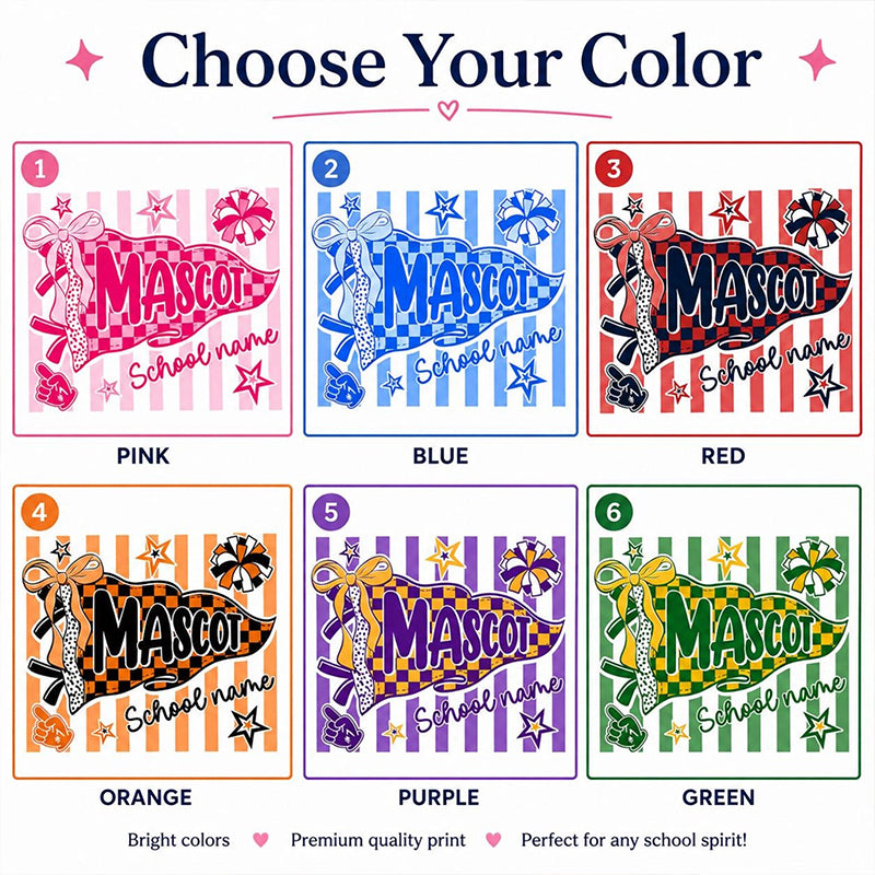 Personalized Mascot School Name Teacher Name Number Striped Mesh Jersey