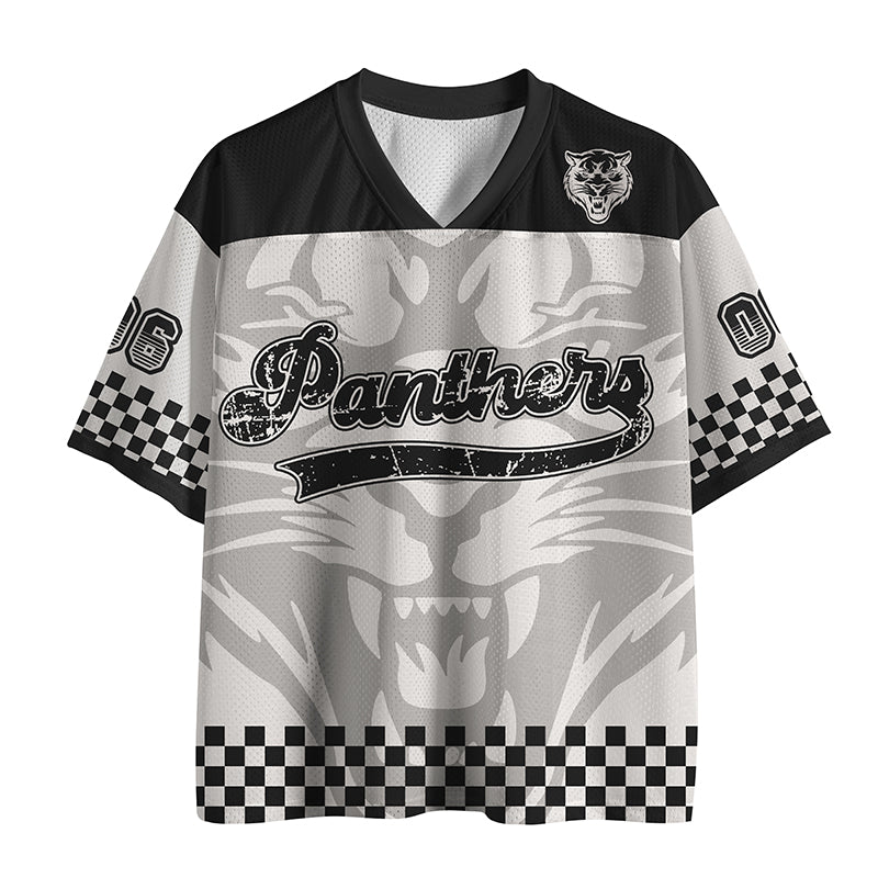 Personalized Mascot School Spirit Game Day Teacher Mesh Jersey