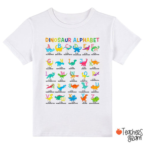 Dinosaur Alphabet Class T-Shirt