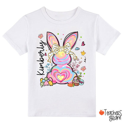 Personalized Little Girls Easter Class T-Shirt