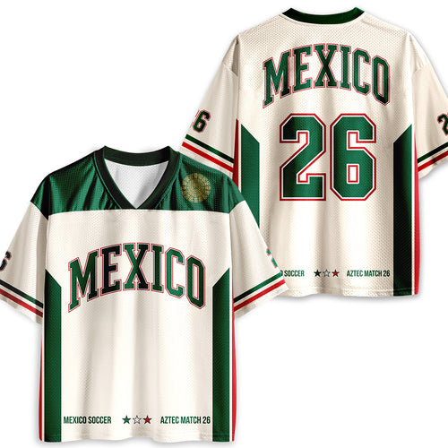 Personalized Number Mexico Soccer Teacher Mesh Jersey