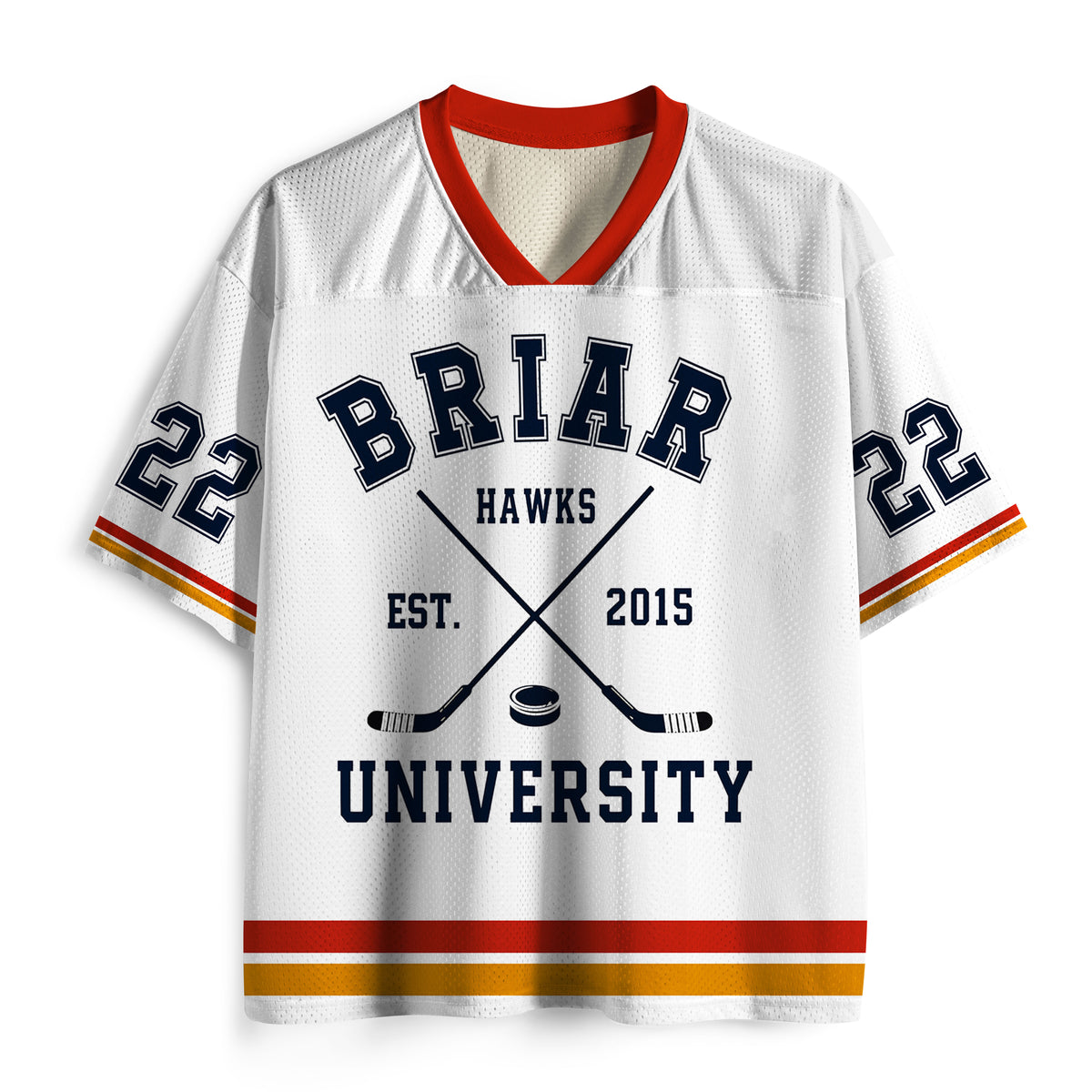 Personlized College Campus Hockey Teacher Mesh Jersey