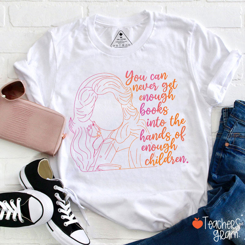 Dolly Book Quote Line Art Teacher T-Shirt