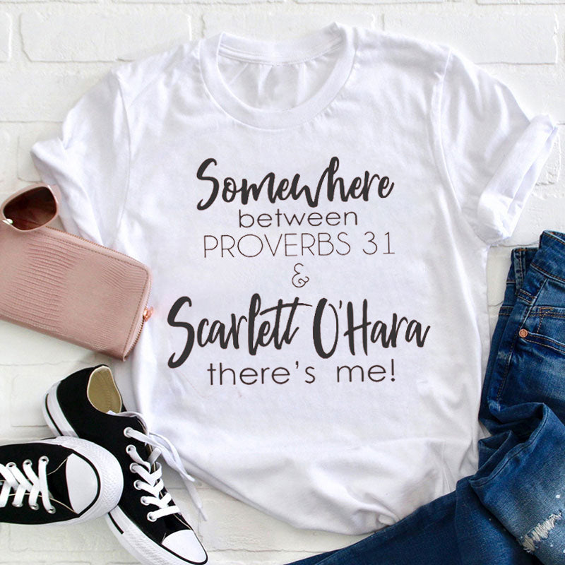 Gone With The Wind Scarlett O'Hara Teacher T-Shirt