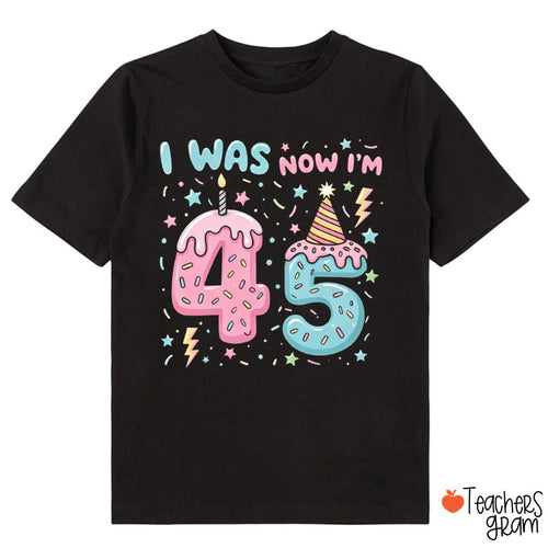 Funny I Was 4 Now I'm 5 Class T-Shirt