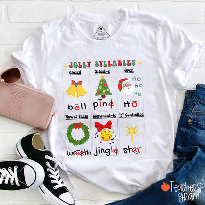 Jolly Syllables Teacher T-Shirt