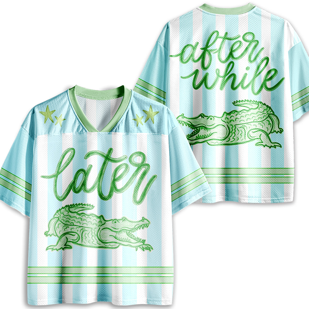 See You Later Alligator Teacher Mesh Jersey