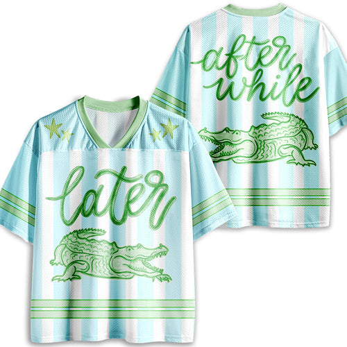 See You Later Alligator Teacher Mesh Jersey