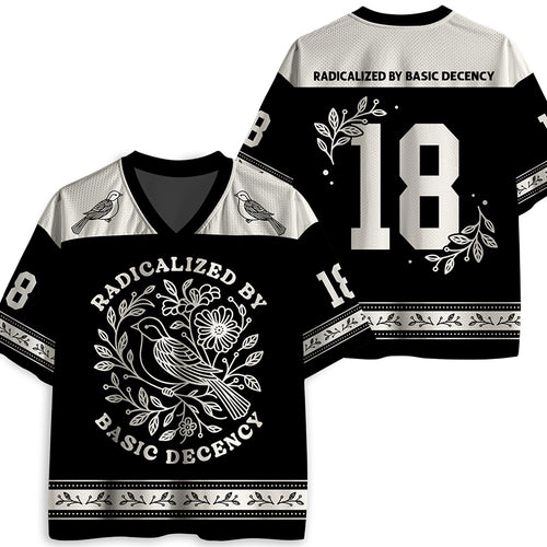 Radicalized By Basic Decency Teacher Mesh Jersey